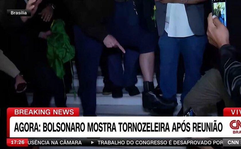 'Máxima humilhação': Bolsonaro mostra tornozeleira