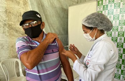 União é a 6º cidade de Alagoas que mais vacina contra a covid-19