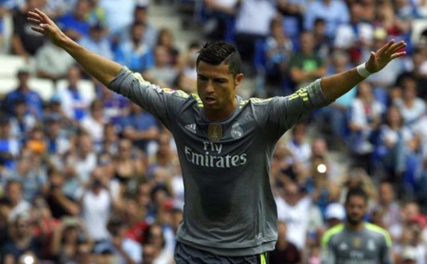 Ronaldo faz cinco, e Real massacra Espanyol