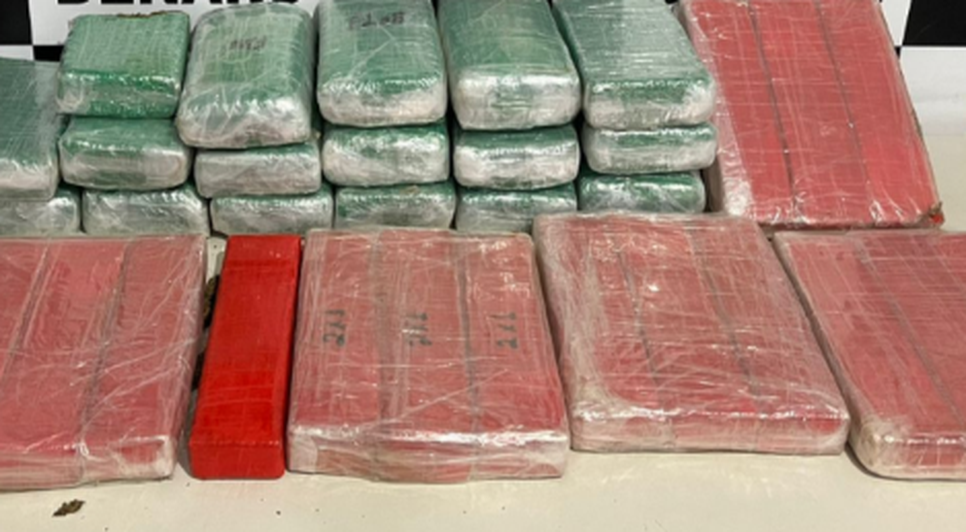 38KG DE DROGA / Foto: Reprodução: Foto SSP