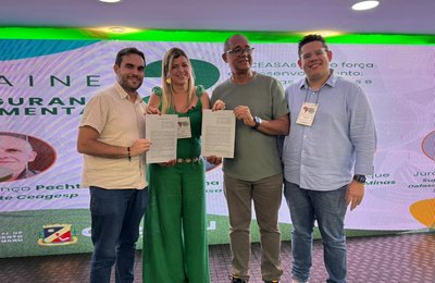 Davi Maia firma parceria para implantação de sistema inovador no Ceasa Alagoas durante encontro nacional