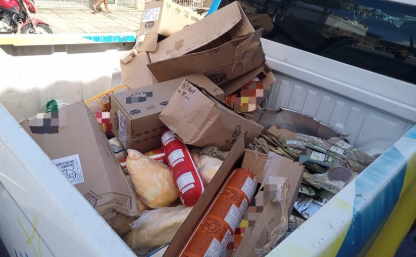 Alimentos impróprios apreendidos em supermercado de Maceió