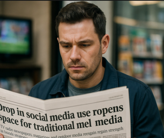 Queda no uso das redes sociais reabre espaço para a mídia tradicional