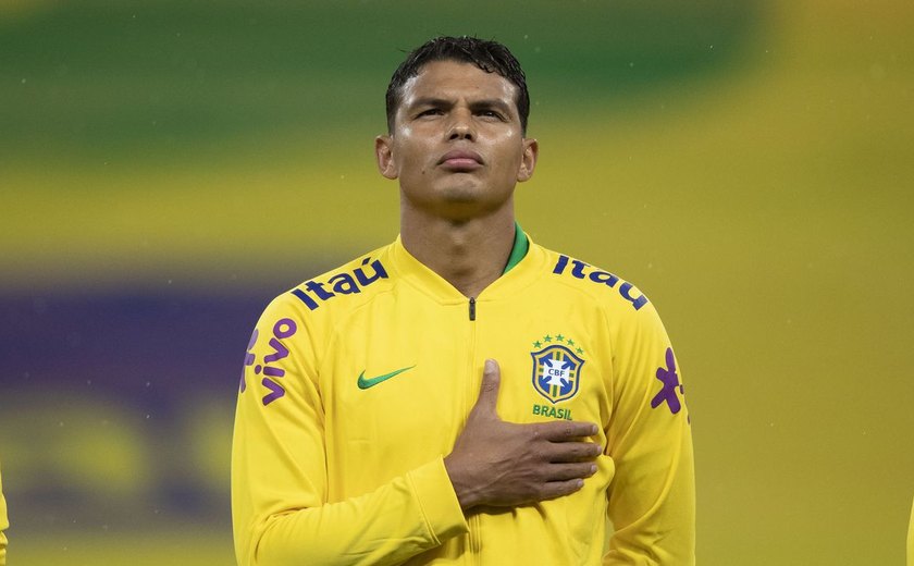 Thiago Silva é escolhido para ser o capitão do Brasil contra a Sérvia