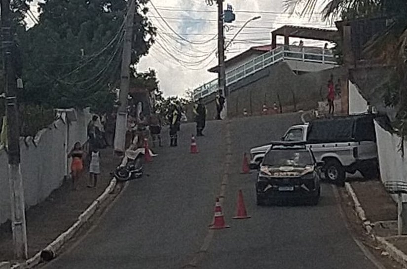 Palmeira dos Índios: duas pessoas morrem em acidente grave na ladeira do Cristo do Goití