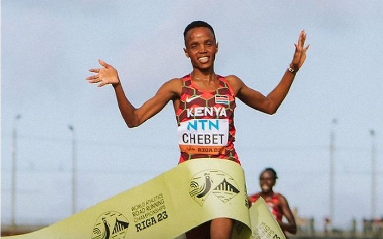 Queniana Beatrice Chebet bate recorde mundial dos 5 km em Barcelona