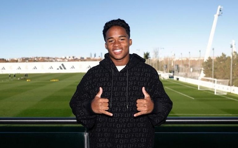 Endrick encanta imprensa da Espanha com gol pelo Brasil: 'Conquistou Wembley'