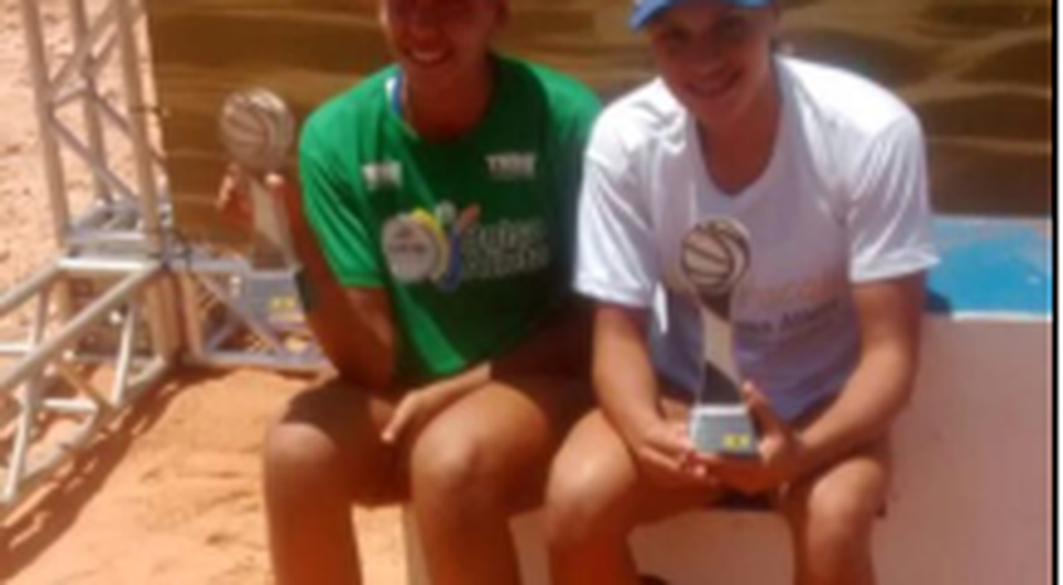 Dupla de vôlei / Foto: Foto: Sejesp