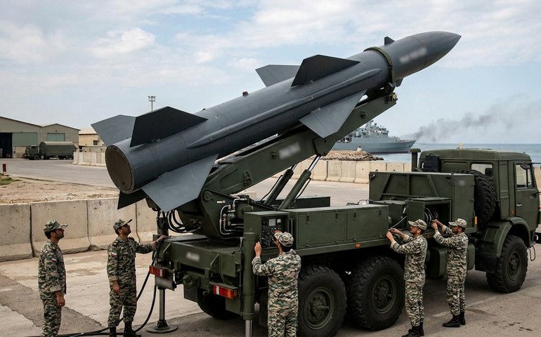 Alta manobrabilidade e resistência à guerra eletrônica: conheça o míssil antinavio iraniano Ghadr-380
