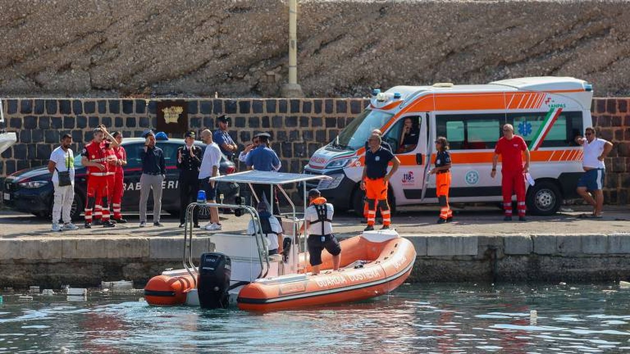 Na Itália, equipes de resgate buscam seis passageiros desaparecidos em naufrágio de iate