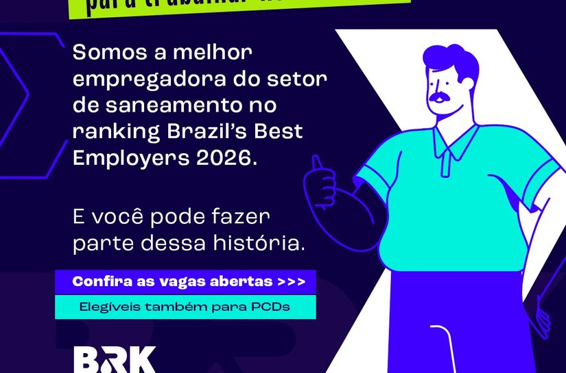 BRK está com vagas abertas para diferentes áreas na Região Metropolitana de Maceió