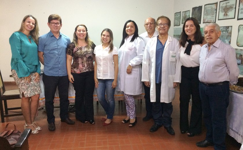 Secretaria de Saúde e Hospital Santa Rita recepcionam primeira residente médica em Pediatria