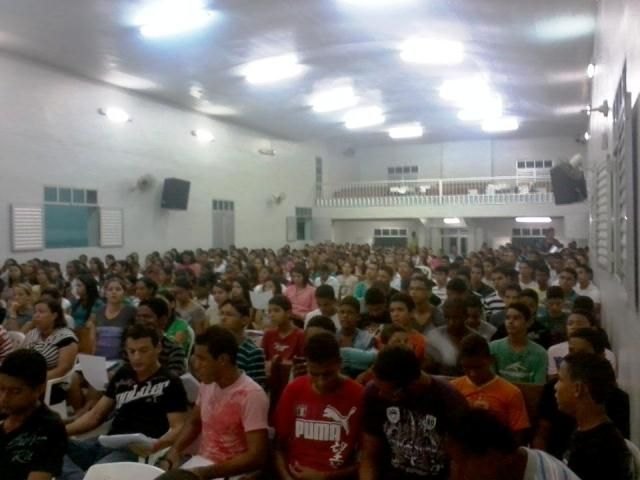 Ensaio com jovens e adolescentes das congregações da área urbana de São Luiz do Quitunde-AL