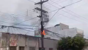 Aracaju registra segundo caso de poste pegando fogo na mesma avenida em menos de 24 horas