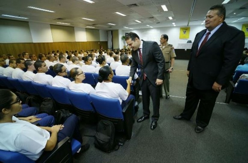 Governador participa de aula inaugural do Curso de Formação de Praças