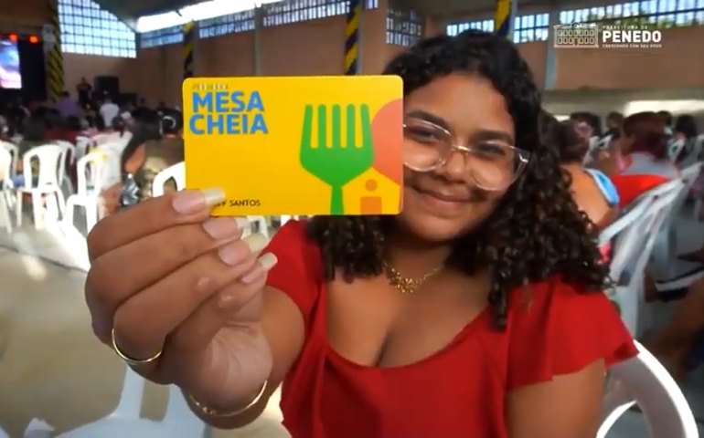 Cartões do Programa Mesa Cheia estão disponíveis para beneficiários