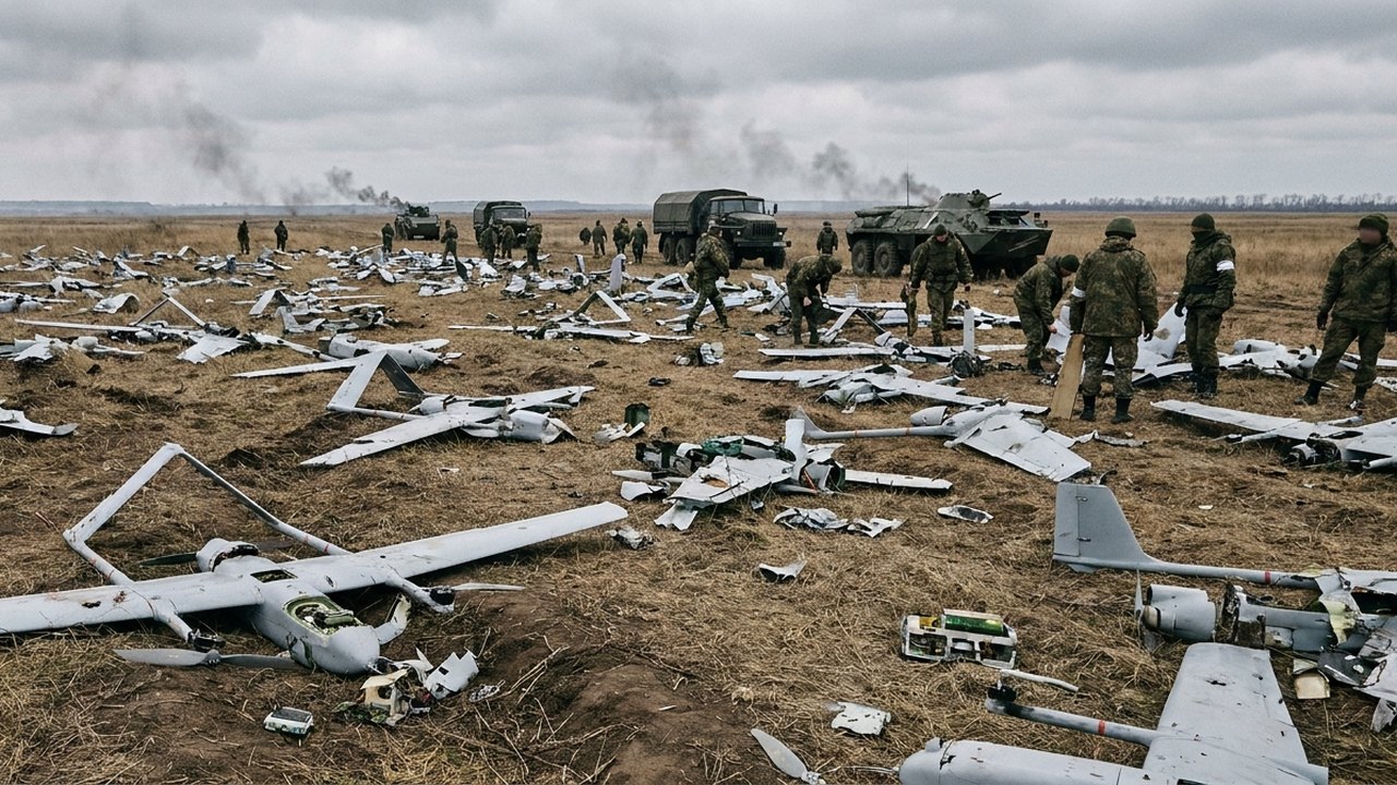 Defesa antiaérea da Rússia derruba 1.222 drones ucranianos em 1 dia, relata MD