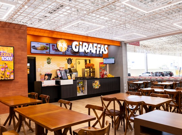 Giraffas projeta cinco novas lojas no Nordeste e investe cerca de R$ 5,5 milhões em 2026