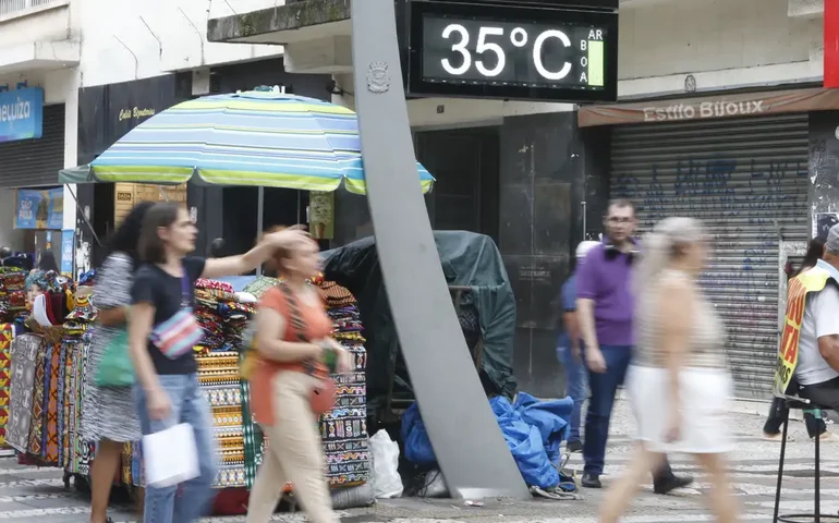 São Paulo registra maior temperatura de dezembro em 64 anos e calor deve persistir