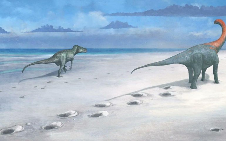 Descoberta na Inglaterra revela a trilha mais longa de dinossauros de 166 milhões de anos (FOTOS)