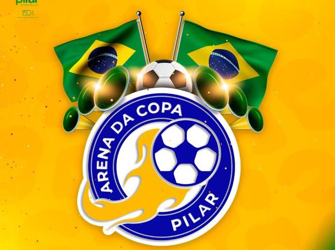 Pilar terá arena com transmissão de todos os jogos da Copa