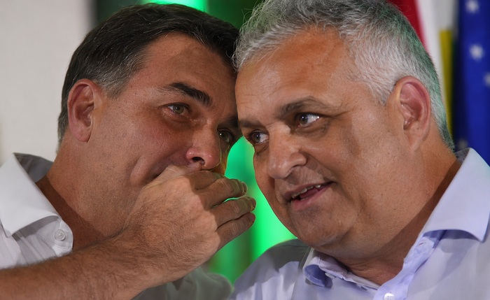 Flávio Bolsonaro e Alfredo Gaspar
