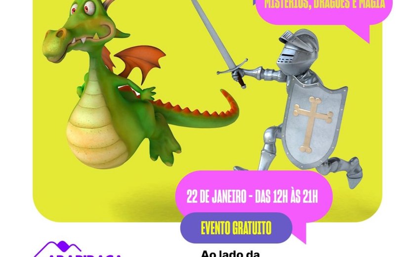 Arapiraca Garden Shopping sedia oficina de jogos de RPG neste domingo (22)