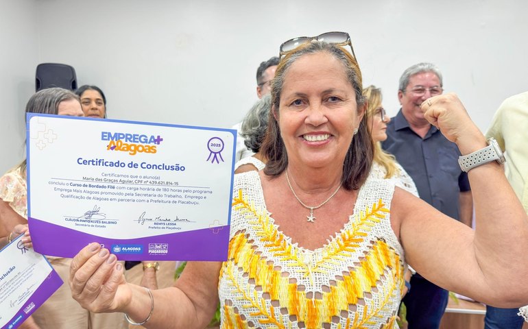 Emprega Mais Alagoas ultrapassa a marca de 3 mil trabalhadores capacitados