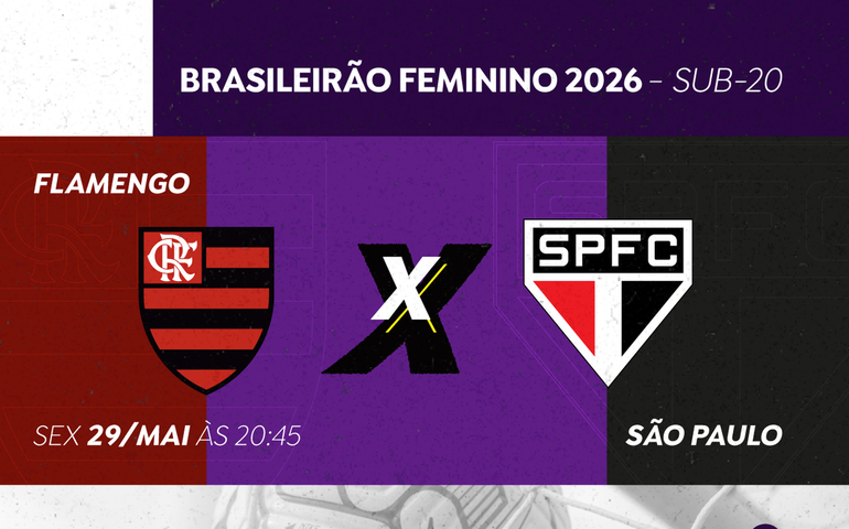 Brasileirão Feminino Sub-20: TV Brasil transmite Flamengo X São Paulo