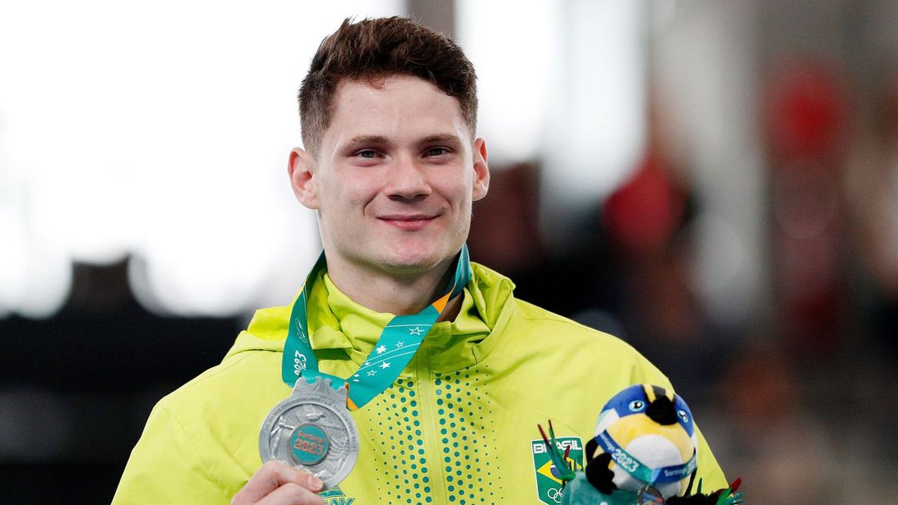Diogo Soares é prata no individual da ginástica artística no Pan