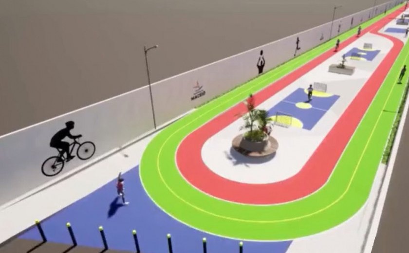 Prefeitura de Maceió segue com obras para ‘Rua Aberta’ no Clima Bom; confira a projeção