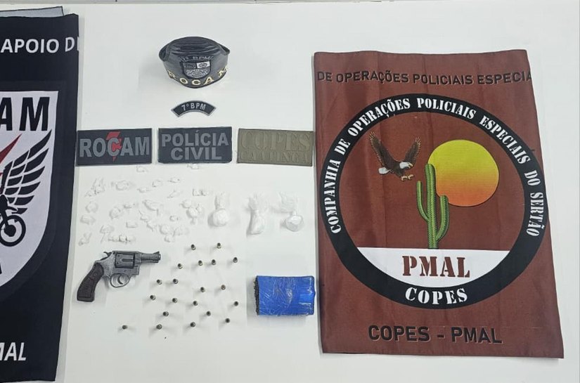 PM apreende armas e drogas durante operações integradas no Sertão