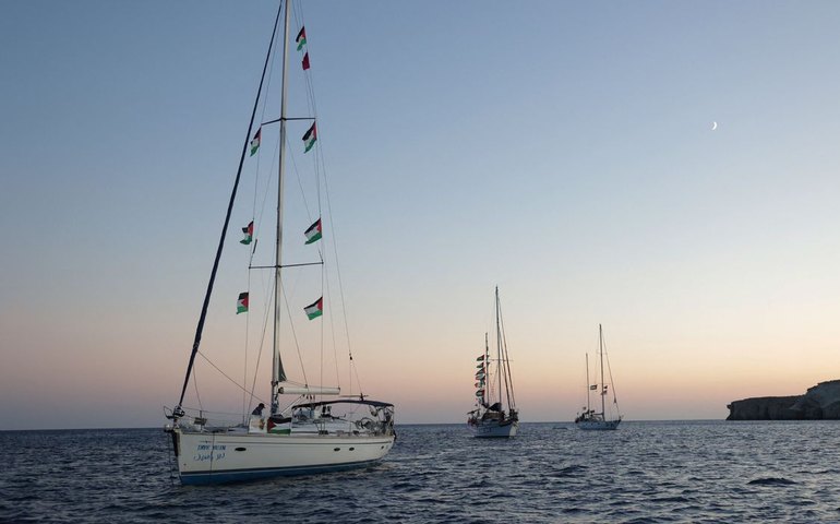 Flotilha Global Sumud: onze brasileiros são capturados por Israel