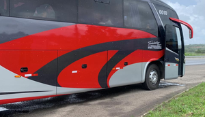 Ônibus com trabalhadores em situação análoga à escravidão é interceptado na saída de Aracaju / Foto: Foto: Jessika Cruz/TV Atalaia