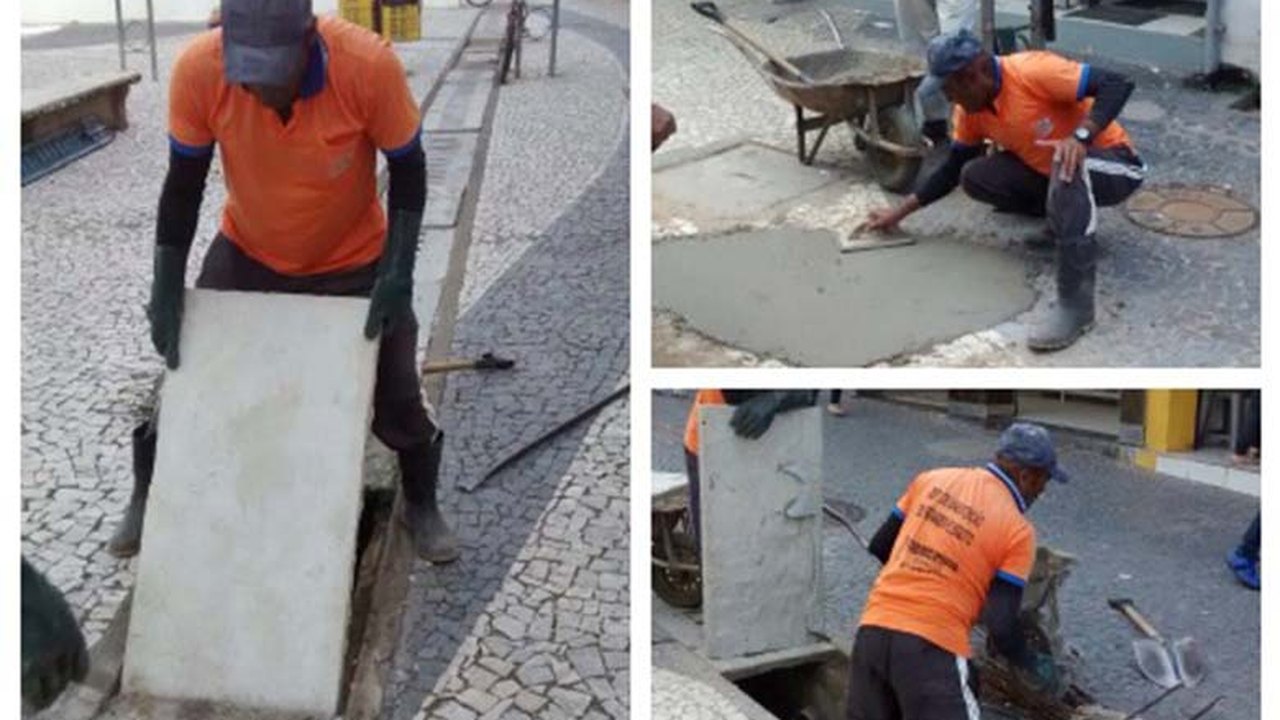 Arapiraca: Prefeitura recupera e faz limpeza de canaletas no Centro
