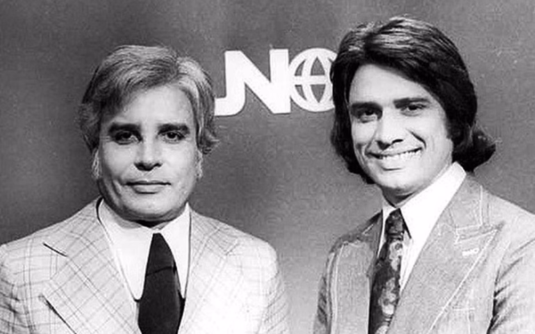 Cid Moreira e Sérgio Chapelin: parceria entre apresentadores durou quase 20 anos; veja fotos
