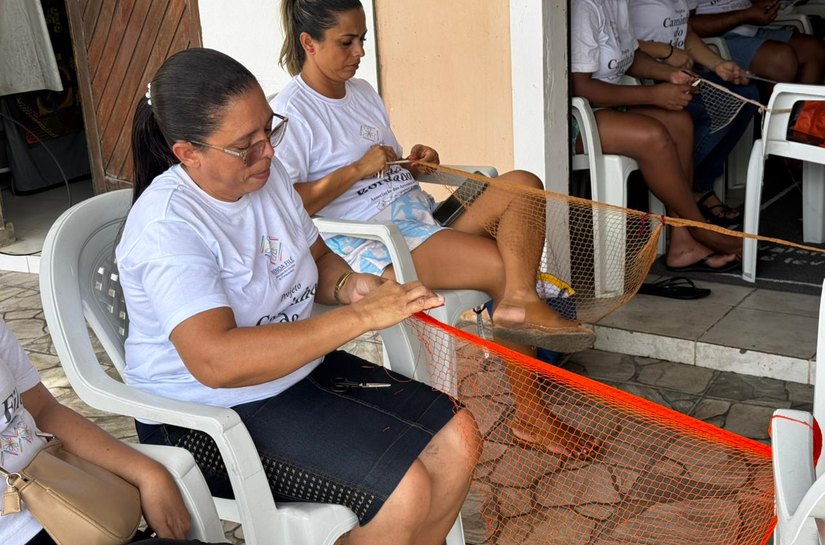 Curso fortalece tradição do filé e autonomia produtiva no Pontal da Barra