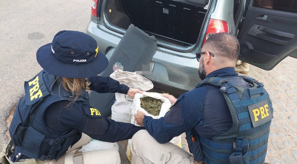 Motorista é preso por transportar 15 kg de maconha em Sergipe