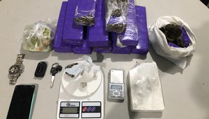 Três homens são presos com mais 8 quilos de drogas em Aracaju