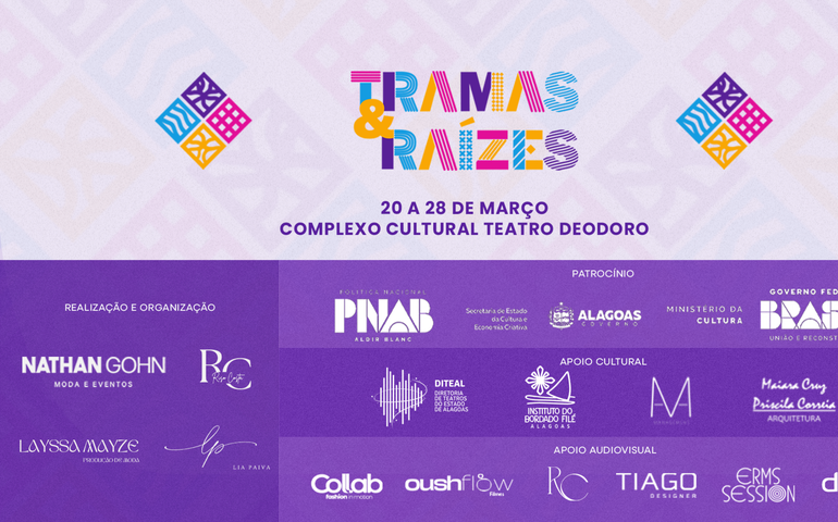 Tramas e Raízes: exposição celebra o bordado Filé e a identidade alagoana no Complexo Cultural Teatro Deodoro