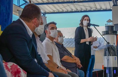 Em Porto de Pedras, deputada Cibele Moura diz que legado do prefeito Henrique Vilela é o respeito pelo povo