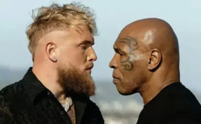 Luta entre Jake Paul e Mike Tyson teve audiência de 60 milhões de lares pelo mundo