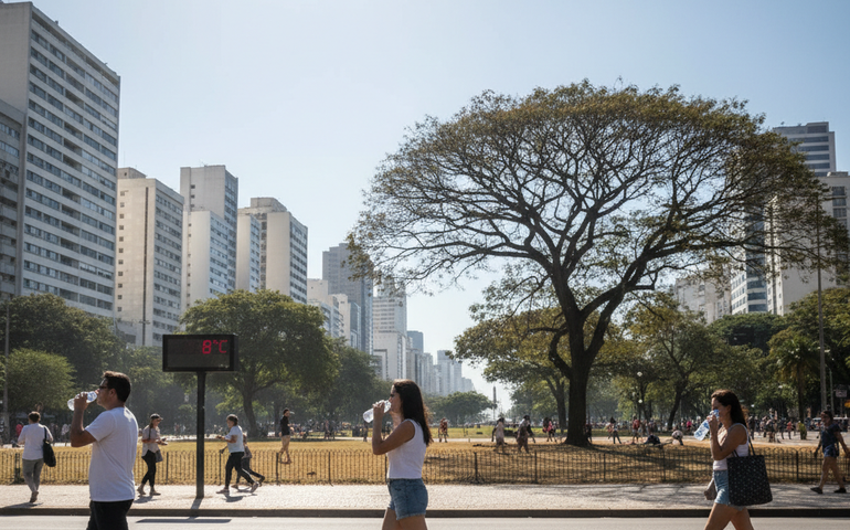 Inmet emite alerta vermelho de perigo para onda de calor em SP e outros Estados