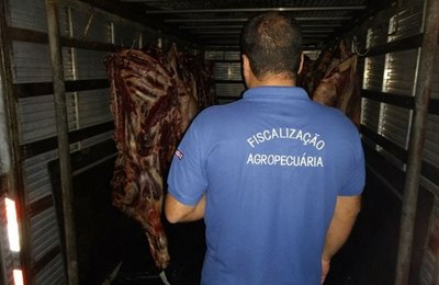 Carne de origem clandestina é apreendida em União dos Palmares
