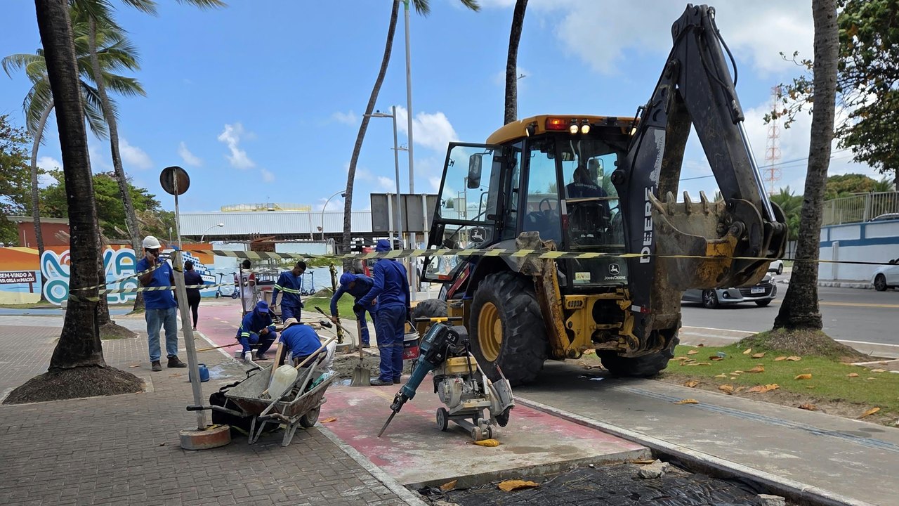 Prefeitura amplia manutenção e realiza melhorias na orla marítima de Maceió