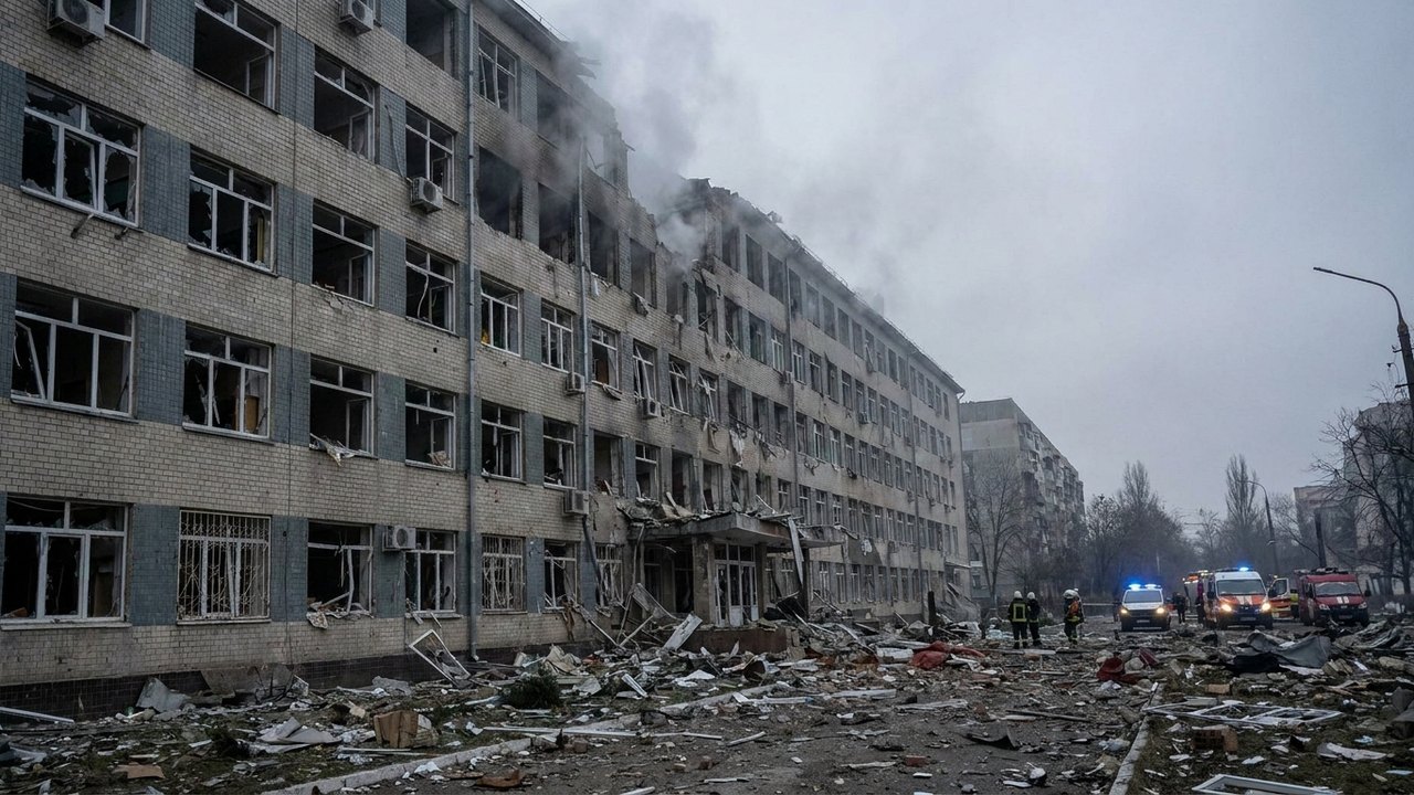 Ataques russos deixam oito mortos na Ucrânia e atingem maternidade em Kiev