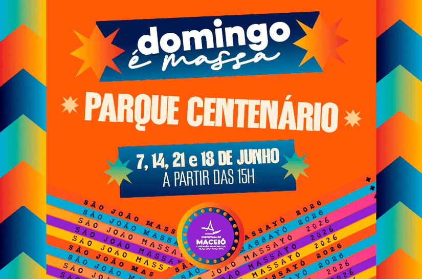 Domingo é Massa entra no clima junino com forró e teatro de bonecos no Parque Centenário