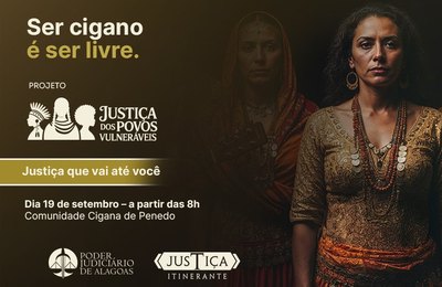 Justiça Itinerante beneficia comunidade cigana em Penedo, nesta sexta (19)