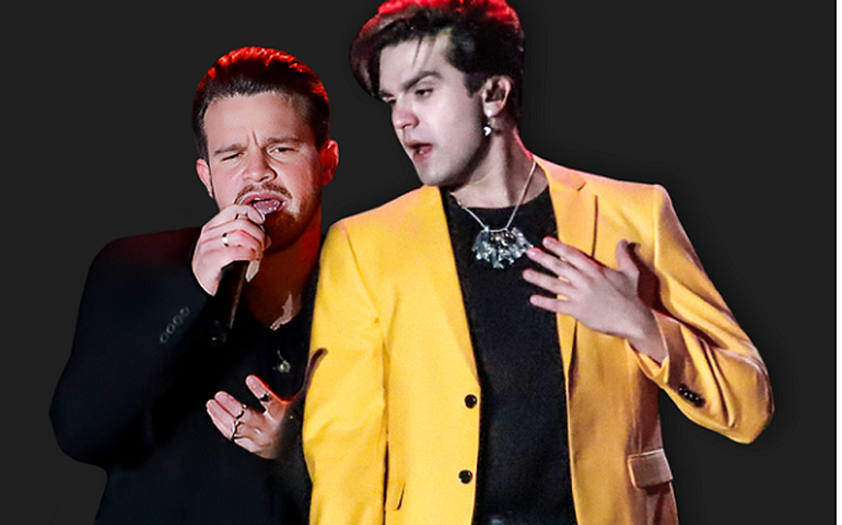 Matheus Fernandes e Luan juntos em “Duas Camas”