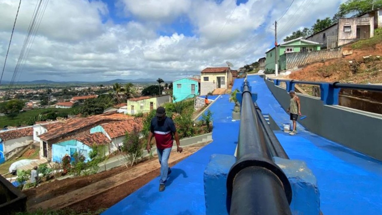 Casal é beneficiada com obra da Prefeitura de Palmeira dos Índios